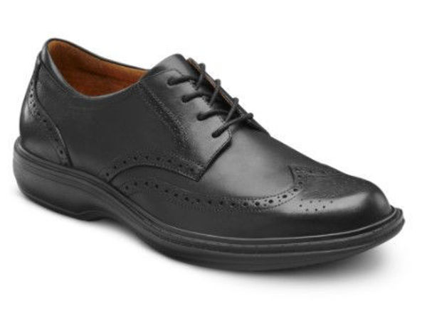 Picture of Dr Comfort Men's Wing-Tip Dress Shoes