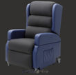 Picture of Ascent Medical Lift Chair - Dual Motor, Blue