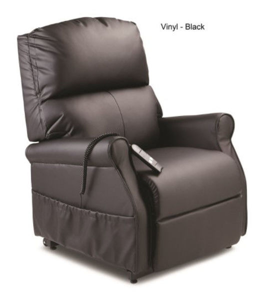 Picture of Monarch Lift Chair - Single Motor, Black Vinyl