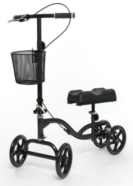 Picture of Knee Walker Scooter with Basket - Black 