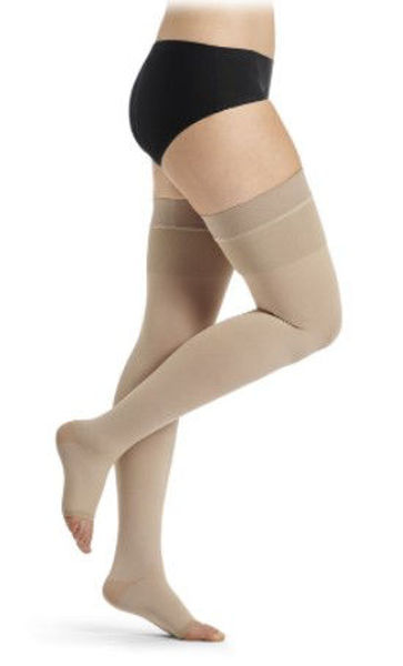 Picture of Small Plus Long - Class Two, Thigh Stay Up - Beige Open Toe