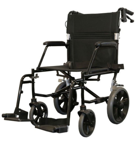 Picture of Vito Plus Black Transit Wheelchair