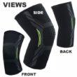 Picture of Large - Contoured 4-Way Sports Knee Sleeve, Black 